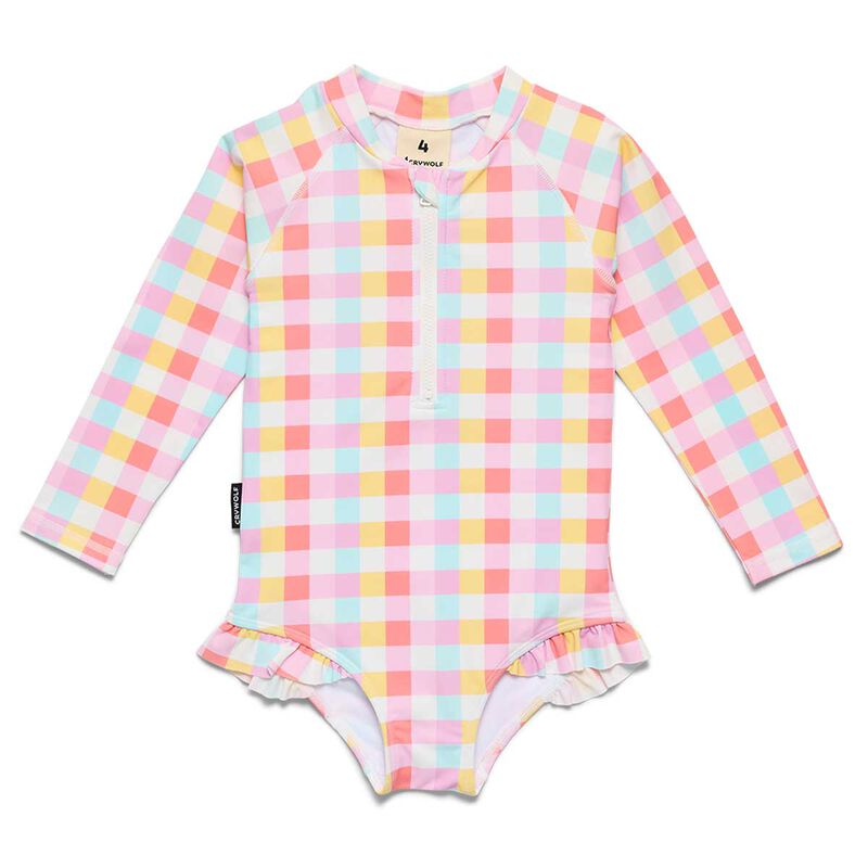 Crywolf Long Sleeve Swimsuit  3-7Y image number 0